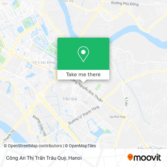 Công An Thị Trấn Trâu Quỳ map