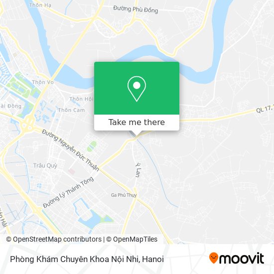 Phòng Khám Chuyên Khoa Nội Nhi map