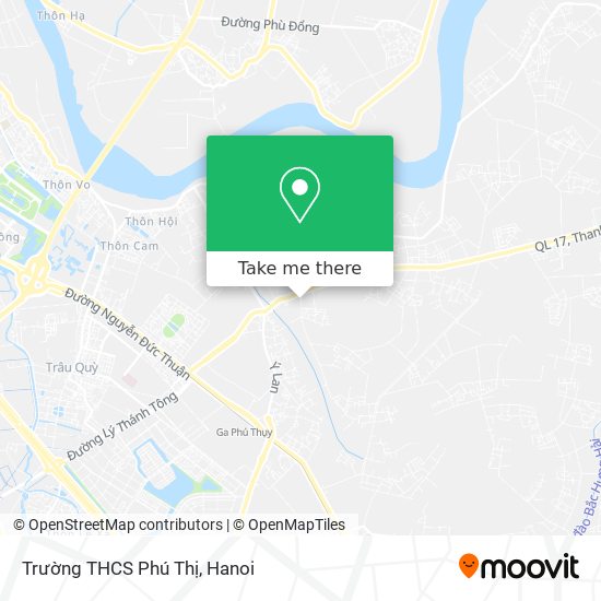 Trường THCS Phú Thị map
