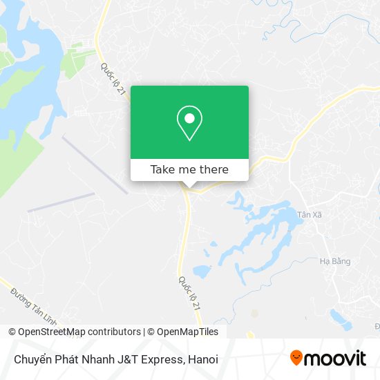 Chuyển Phát Nhanh J&T Express map
