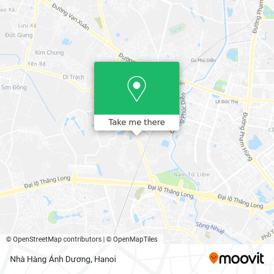 Nhà Hàng Ánh Dương map