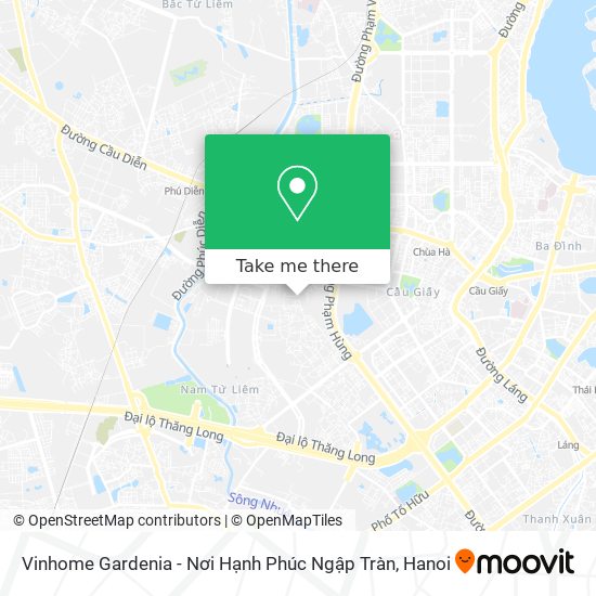 Vinhome Gardenia - Nơi Hạnh Phúc Ngập Tràn map