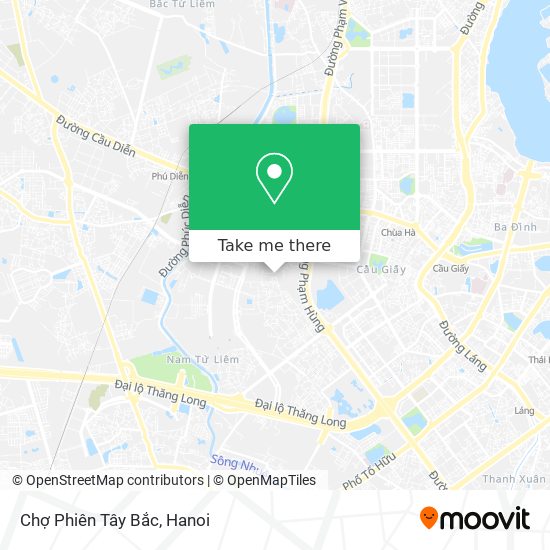 Chợ Phiên Tây Bắc map