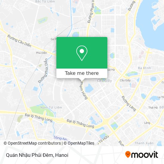 Quán Nhậu Phủi Đêm map
