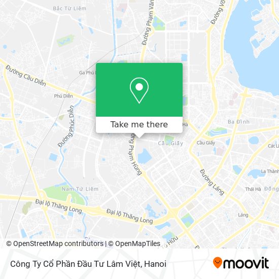 Công Ty Cổ Phần Đầu Tư Lâm Việt map