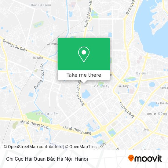 Chi Cục Hải Quan Bắc Hà Nội map