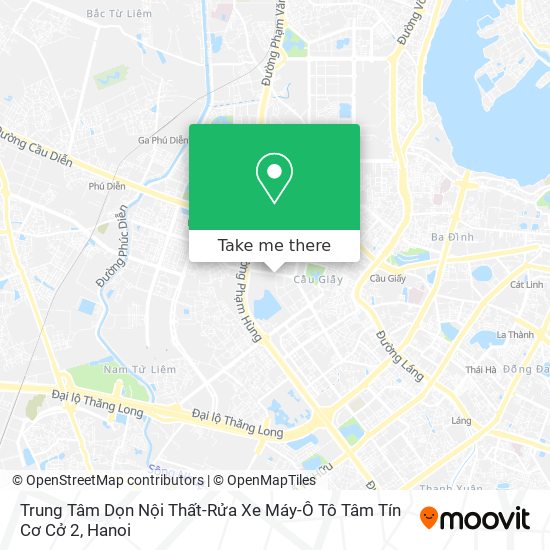 Trung Tâm Dọn Nội Thất-Rửa Xe Máy-Ô Tô Tâm Tín Cơ Cở 2 map