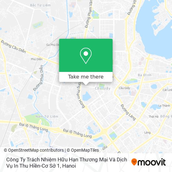 Công Ty Trách Nhiệm Hữu Hạn Thương Mại Và Dịch Vụ In Thu Hiền-Cơ Sở 1 map