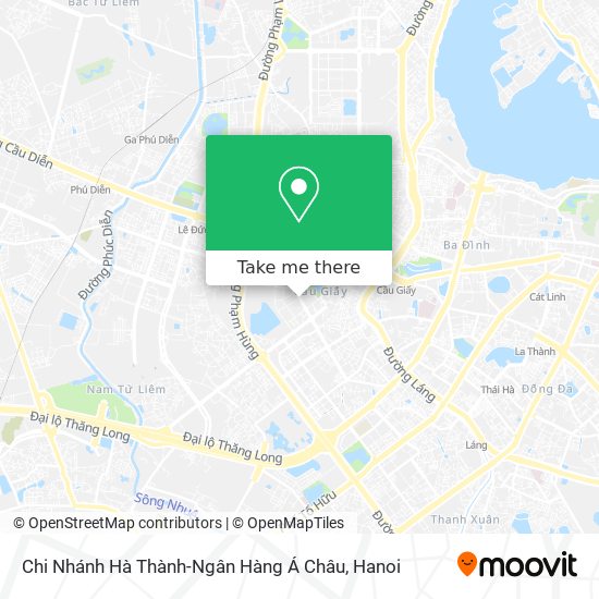 Chi Nhánh Hà Thành-Ngân Hàng Á Châu map