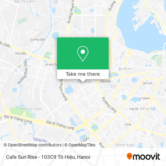 Cafe Sun Rise - 103C9 Tô Hiệu map