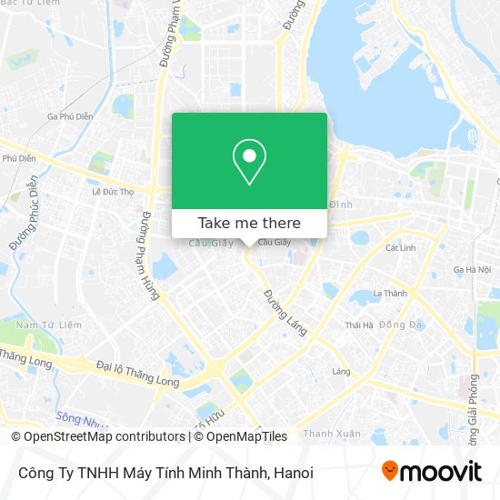 Công Ty TNHH Máy Tính Minh Thành map