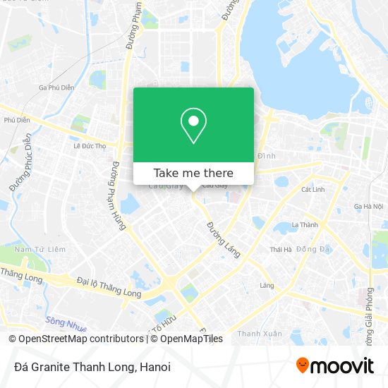 Đá Granite Thanh Long map