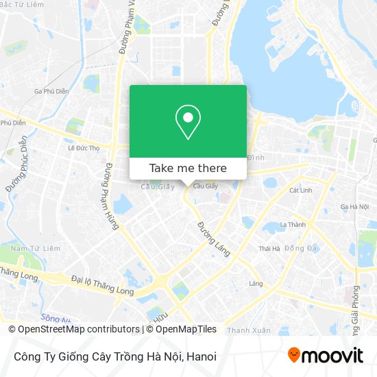 Công Ty Giống Cây Trồng Hà Nội map