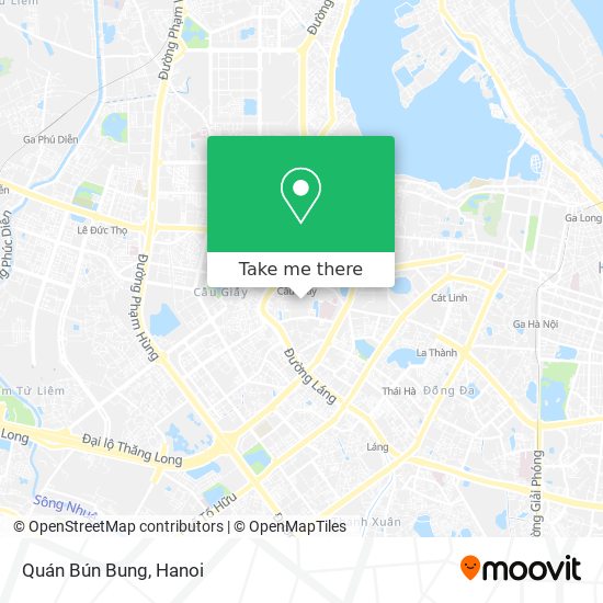 Quán Bún Bung map