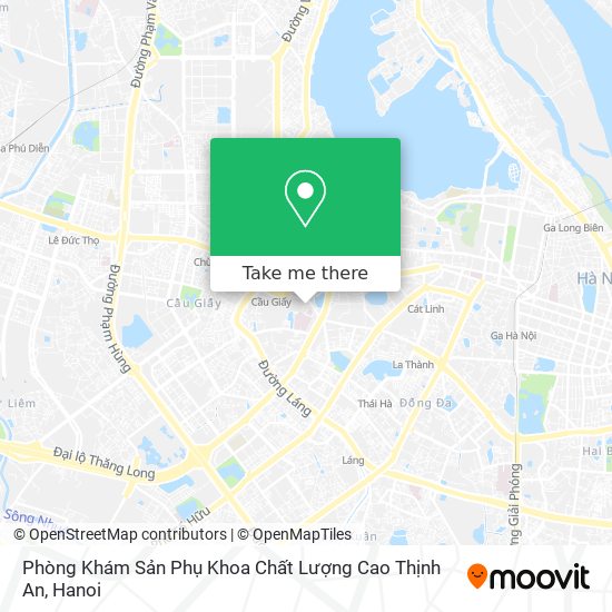 Phòng Khám Sản Phụ Khoa Chất Lượng Cao Thịnh An map