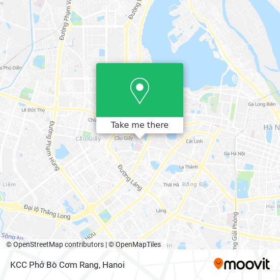 KCC Phở Bò Cơm Rang map