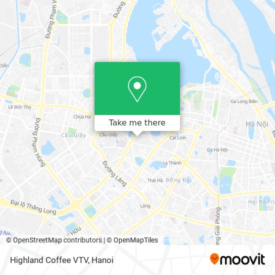 Highland Coffee VTV map
