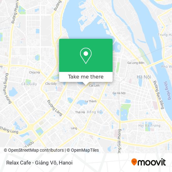 Relax Cafe - Giảng Võ map