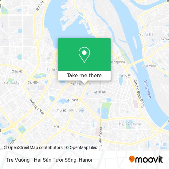 Tre Vuông - Hải Sản Tươi Sống map