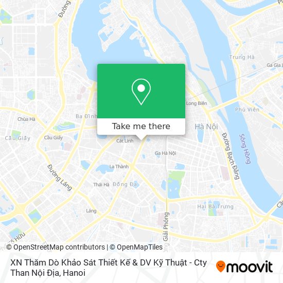 XN Thăm Dò Khảo Sát Thiết Kế & DV Kỹ Thuật - Cty Than Nội Địa map