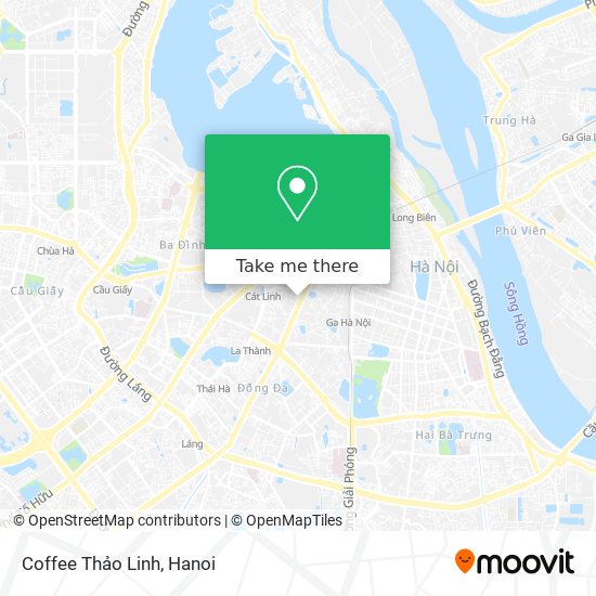 Coffee Thảo Linh map