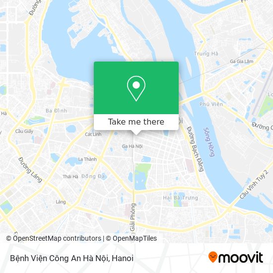 Bệnh Viện Công An Hà Nội map
