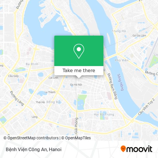 Bệnh Viện Công An map