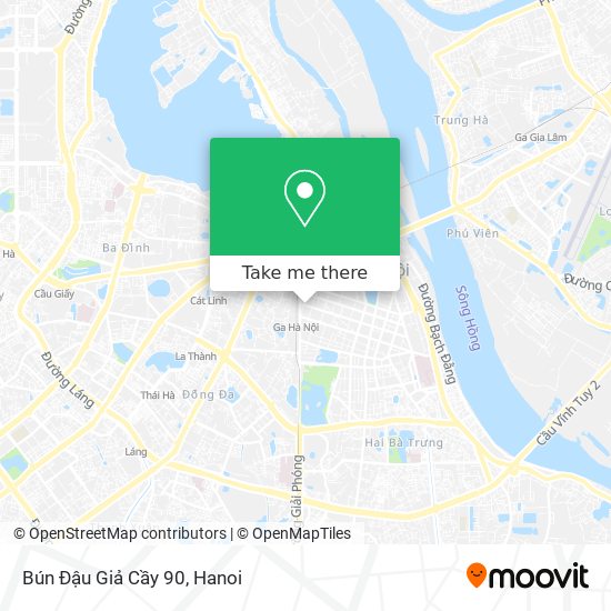 Bún Đậu Giả Cầy 90 map