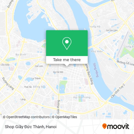 Shop Giầy Đức Thành map