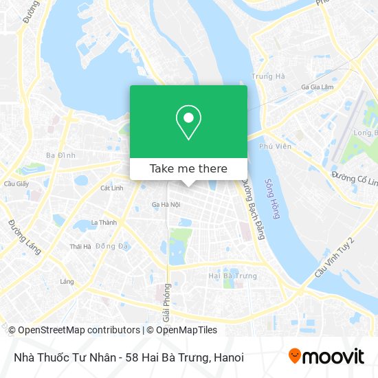 Nhà Thuốc Tư Nhân - 58 Hai Bà Trưng map