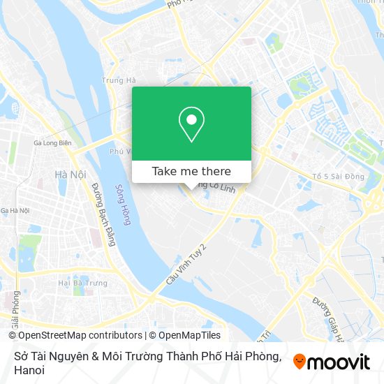 Sở Tài Nguyên & Môi Trường Thành Phố Hải Phòng map