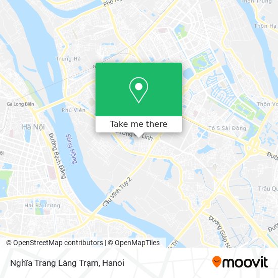 Nghĩa Trang Làng Trạm map