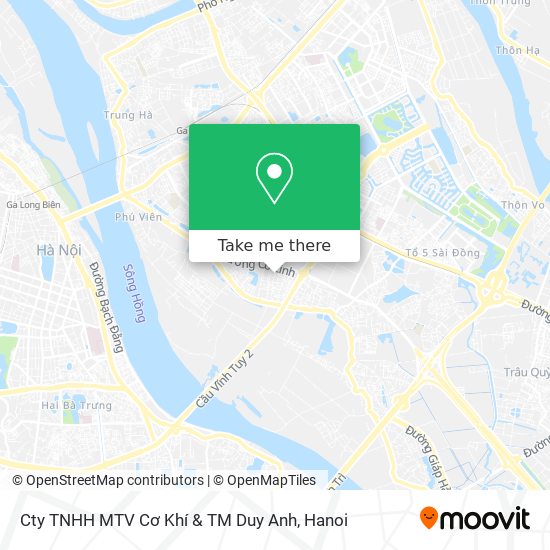 Cty TNHH MTV Cơ Khí & TM Duy Anh map