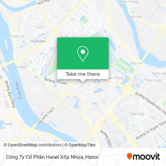 Công Ty Cổ Phần Hanel Xốp Nhựa map