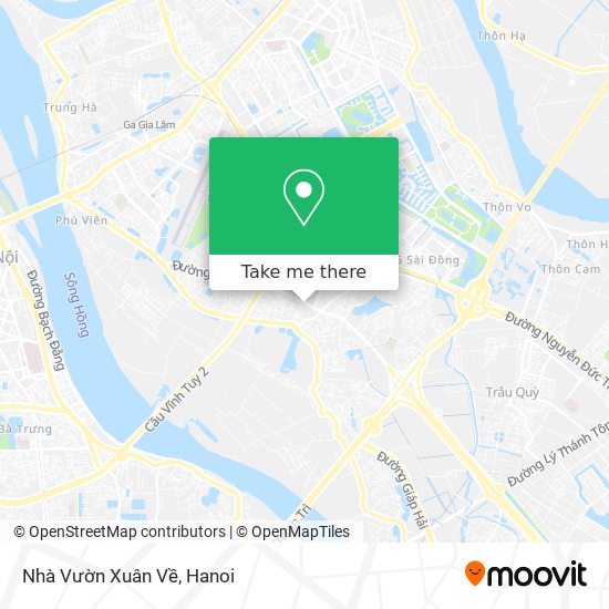 Nhà Vườn Xuân Về map