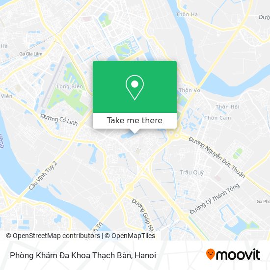 Phòng Khám Đa Khoa Thạch Bàn map