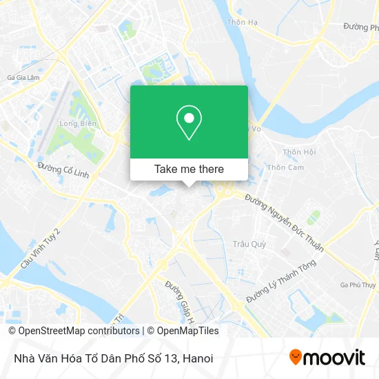 Nhà Văn Hóa Tổ Dân Phố Số 13 map