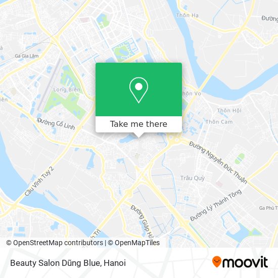 Beauty Salon Dũng Blue map