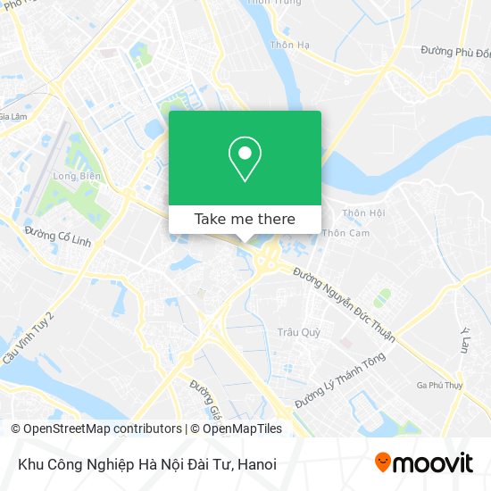 Khu Công Nghiệp Hà Nội Đài Tư map