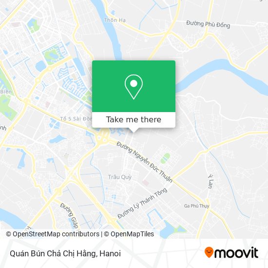 Quán Bún Chả Chị Hằng map