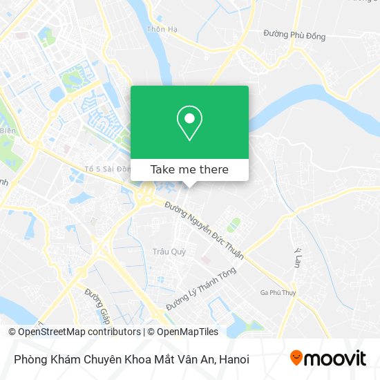 Phòng Khám Chuyên Khoa Mắt Vân An map