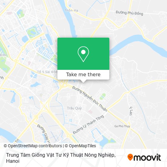 Trung Tâm Giống Vật Tư Kỹ Thuật Nông Nghiệp map