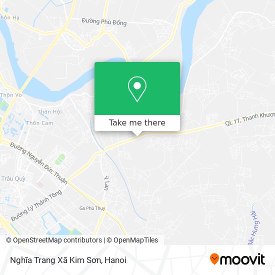 Nghĩa Trang Xã Kim Sơn map
