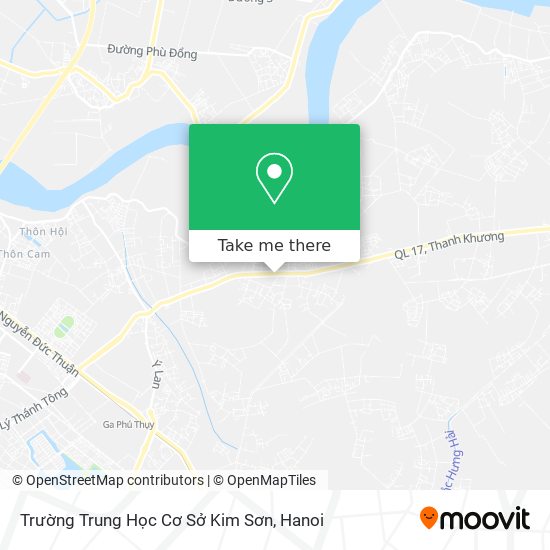 Trường Trung Học Cơ Sở Kim Sơn map