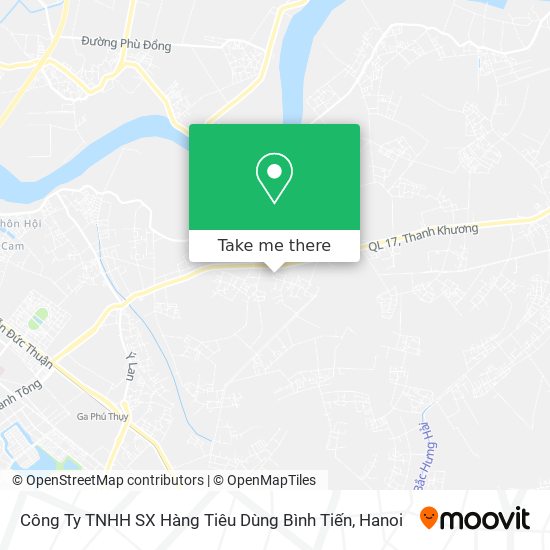 Công Ty TNHH SX Hàng Tiêu Dùng Bình Tiến map