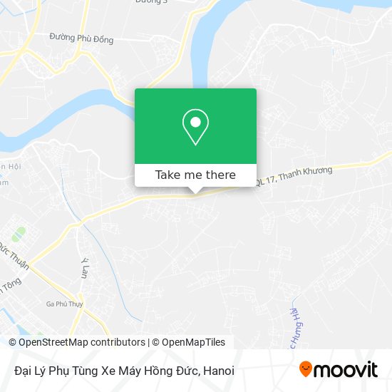 Đại Lý Phụ Tùng Xe Máy Hồng Đức map