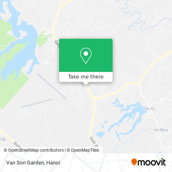 Van Son Garden map