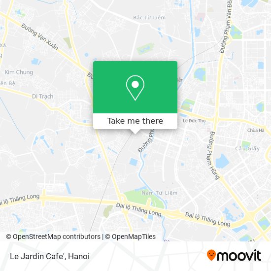 Le Jardin Cafe' map