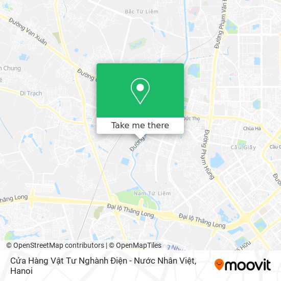 Cửa Hàng Vật Tư Nghành Điện - Nước Nhân Việt map