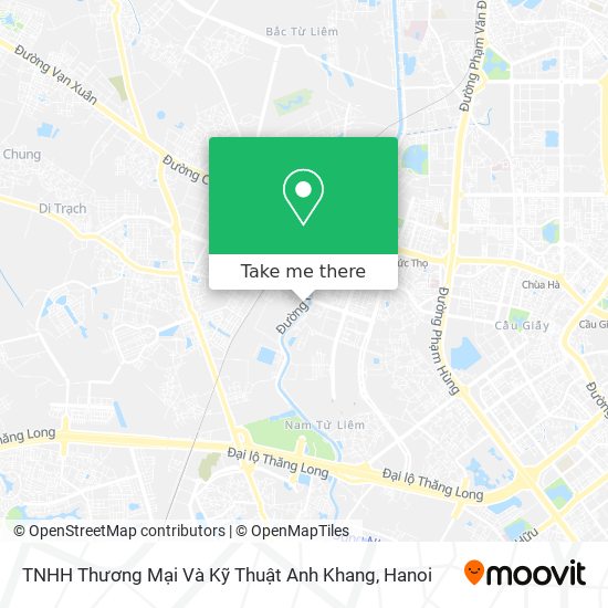 TNHH Thương Mại Và Kỹ Thuật Anh Khang map